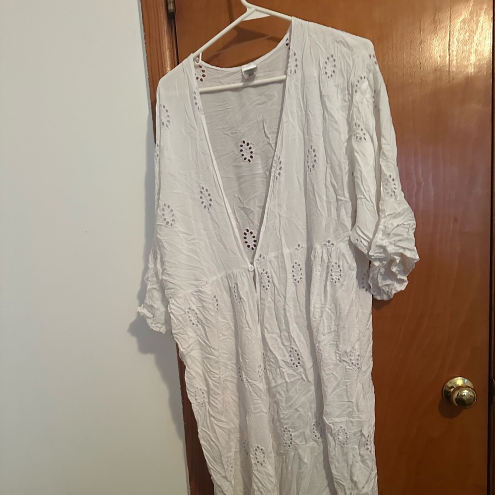 White Eyelet Dress